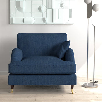 Prescott Herringbone Cuddle Chair