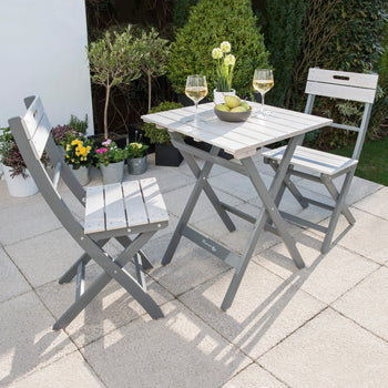 Grigio Grey FSC Bistro Set