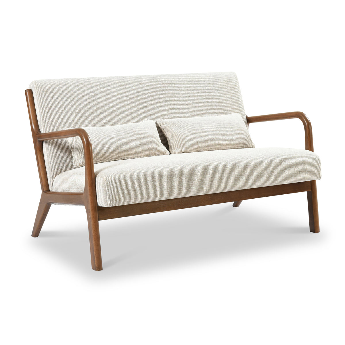 Khali Natural Chenille 2 Seater Sofa from Roseland