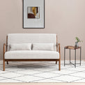 Khali Natural Chenille 2 Seater Couch for Living Room