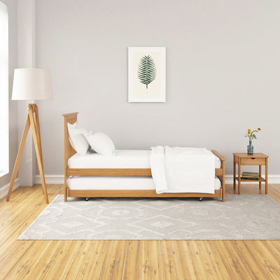 Finn Oak Guest Bed with Trundle