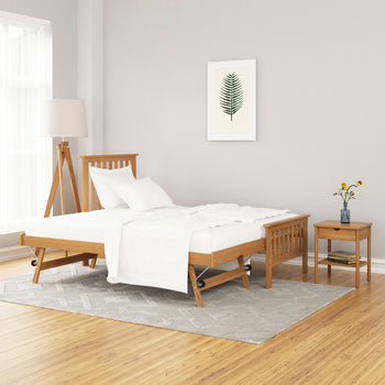 Finn Oak Guest Bed with Trundle