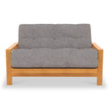 Bristow Light Grey Small Double Futon Sofabed from Roseland