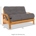Ruben Small Double Futon dimensions