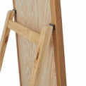 Zelah Oak Cheval Mirror - Hinged legs