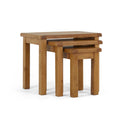 Zelah Oak Nest of Tables by Roseland Furniture
