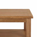 Zelah Oak Coffee Table - Close up of top of table