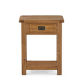 Zelah Oak Telephone Table - Showing top of table