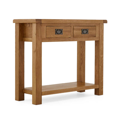 Zelah Oak Console Table