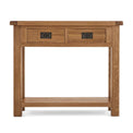 Zelah Oak Console Table - Front view