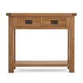 Zelah Oak Console Table - Front view