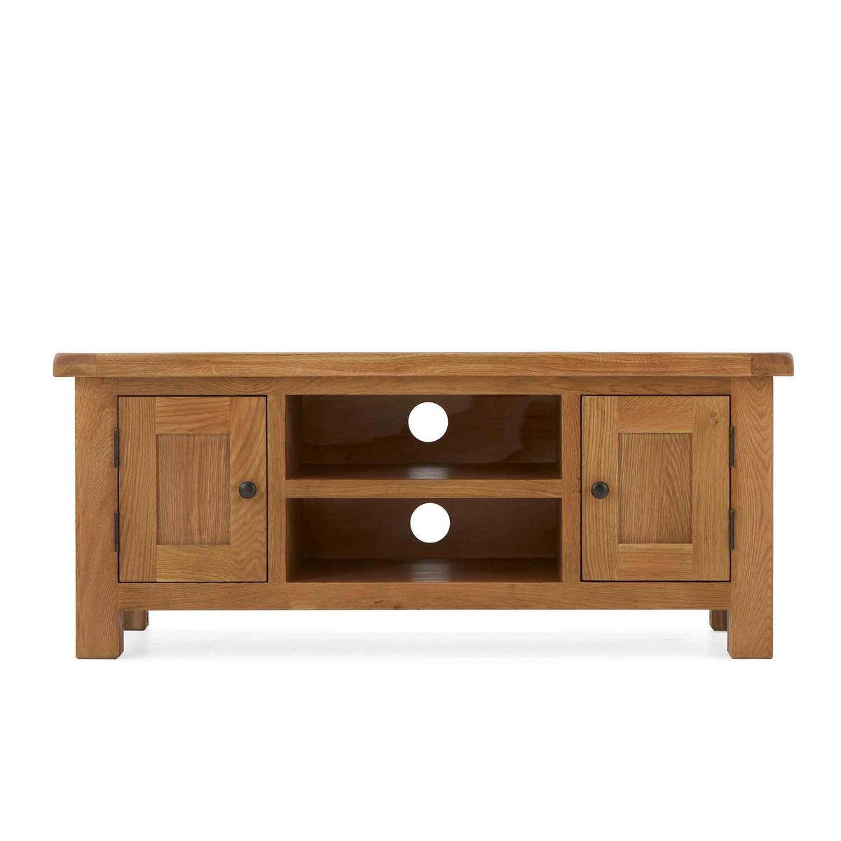 Zelah Oak 120cm TV Stand - Front View