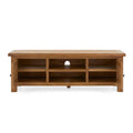 Zelah Oak 150cm TV Stand - Front view with doors open