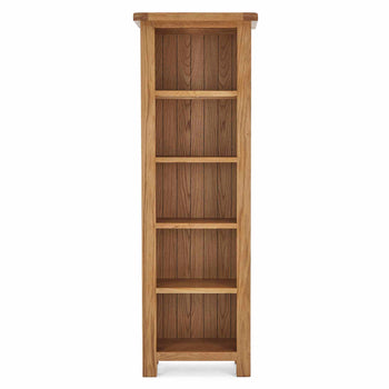 Zelah Oak Narrow Bookcase
