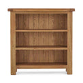 Zelah Oak Small Bookcase - Front view
