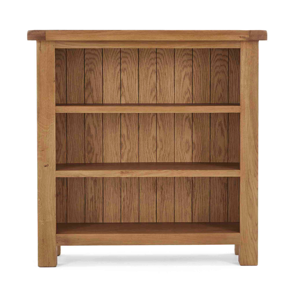 Zelah Oak Small Bookcase - Front view
