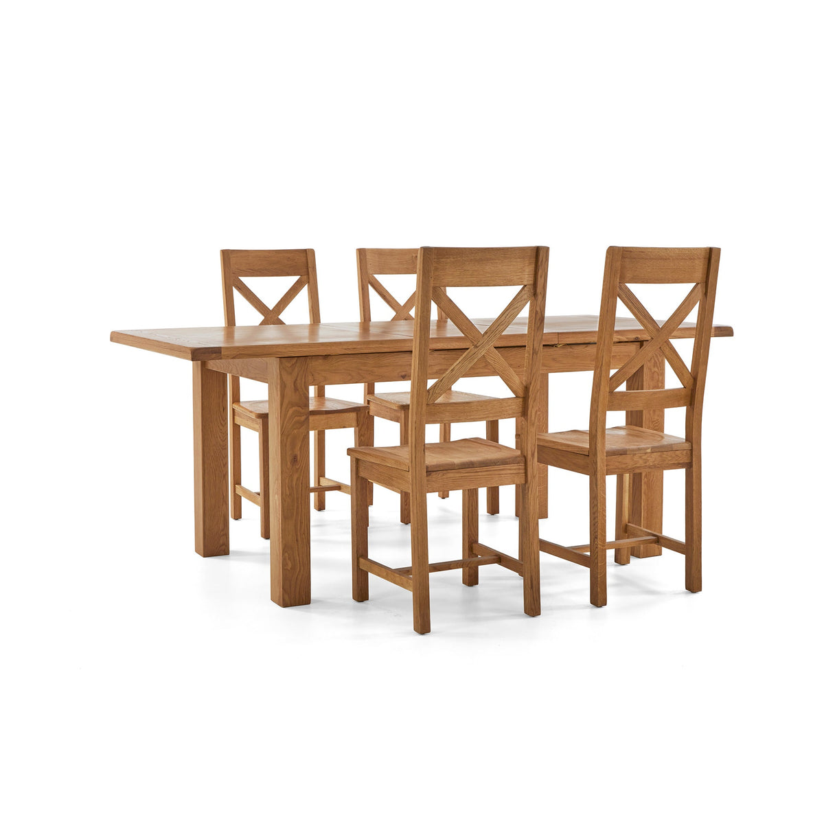 Zelah Oak Small Extending Dining Table 150cm-200cm