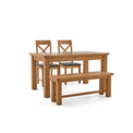 Zelah Oak Small Extending Dining Table 150cm-200cm