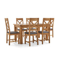 Zelah Oak Small Extending Dining Table 150cm-200cm