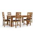 Zelah Oak Large chunky solid wooden Dining Table
