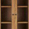Zelah Oak Display Cabinet - Close up of display cabinet
