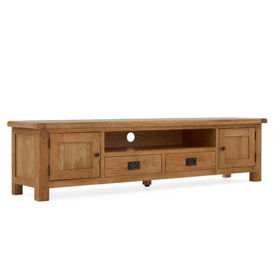 Zelah Oak Extra Wide TV Unit 200cm