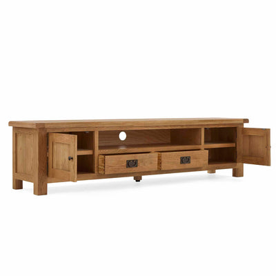 Zelah Oak Extra Wide TV Unit 200cm