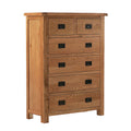 Zelah Oak 2 Over 4 Drawer Chest by Roseland Furniture