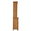 Zelah Oak Small Dresser Hutch - Showing with sideboard for visual only