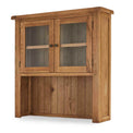 Zelah Oak Small Dresser Hutch - Side view