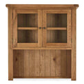 Zelah Oak Small Dresser Hutch - Front view