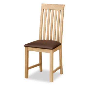 Newlyn Oak Slatted Dining Chair