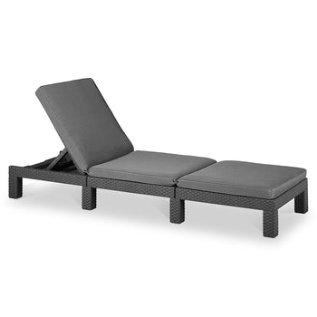 Daytona Charcoal Lounger