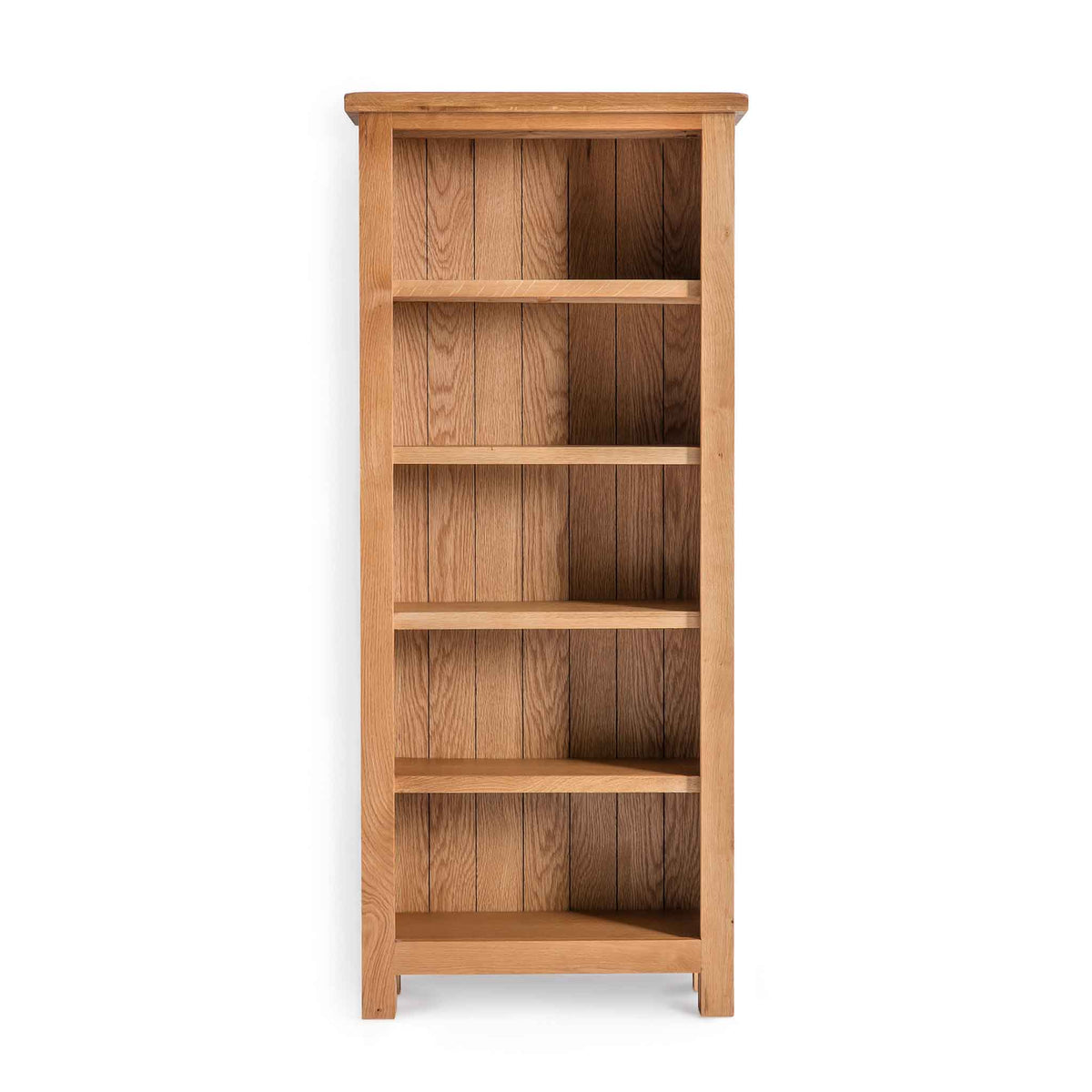 Surrey Oak Slim Bookcase by Roseland Furniture