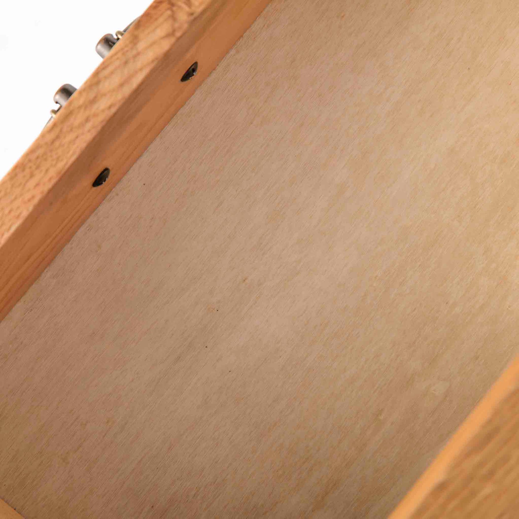 Surrey Oak Bedside Table - Inside Drawer