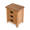 Surrey Oak Bedside Table - Top view