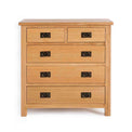 Surrey Oak 2 Over 3 Chest of Drawers by Roseland Furniture