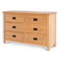 Surrey Oak Large Chest Of Drawers - Side view