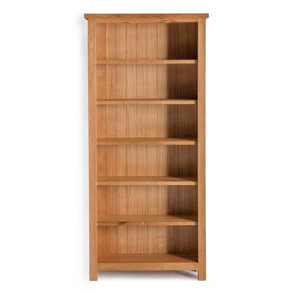 London Oak Large Bookcase by Roseland Furniture