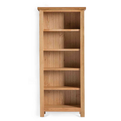 London Oak Slim Bookcase