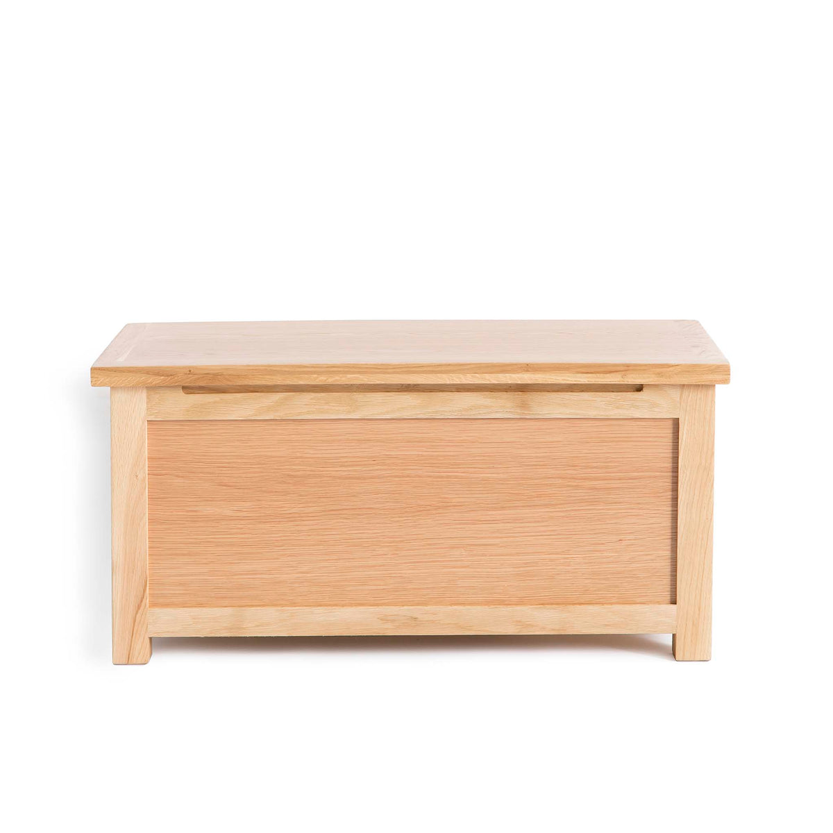 London Oak Blanket Storage Box by Roseland Furniture