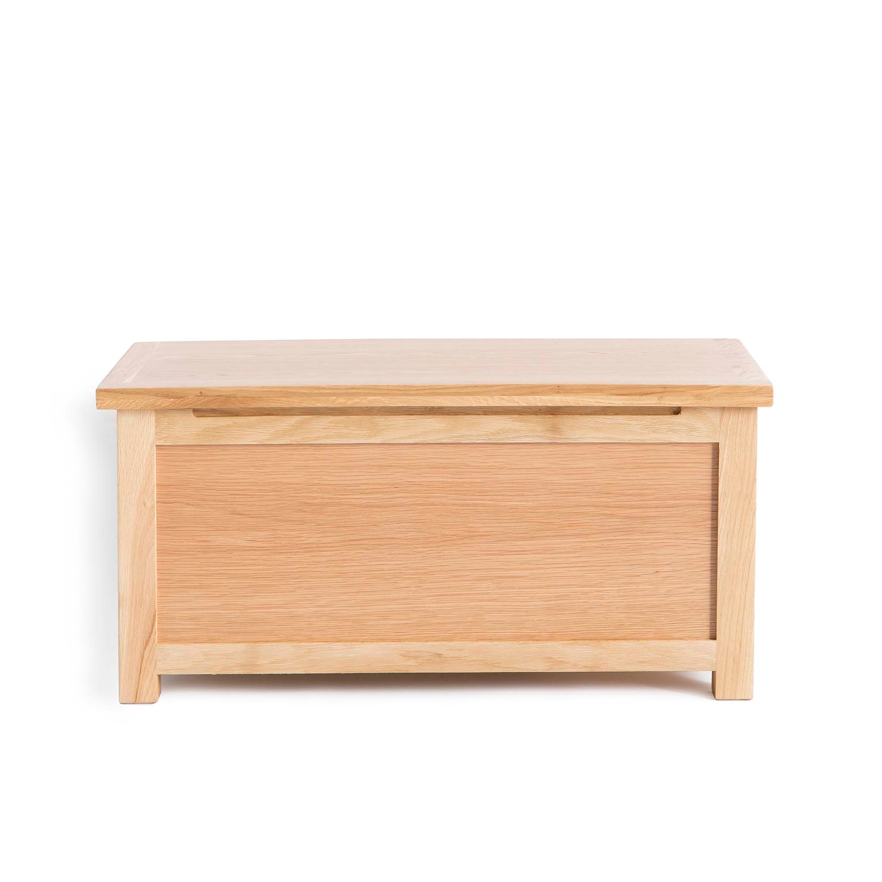 London Oak Blanket Storage Box by Roseland Furniture