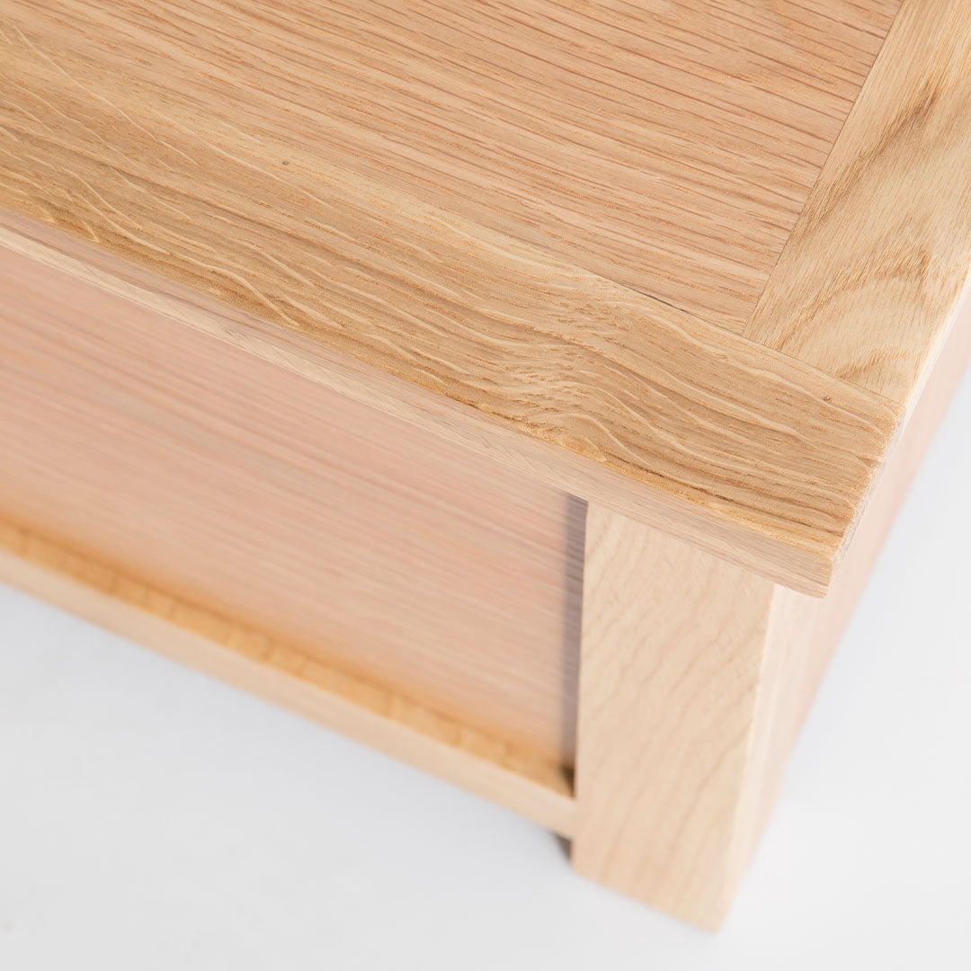 London Oak Blanket Box