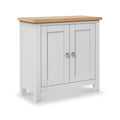 Farrow Grey Cupboard from Roseland Furniture - at an angle