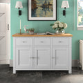 Farrow Grey Large Sideboard Cabinet by Roseland Furniture