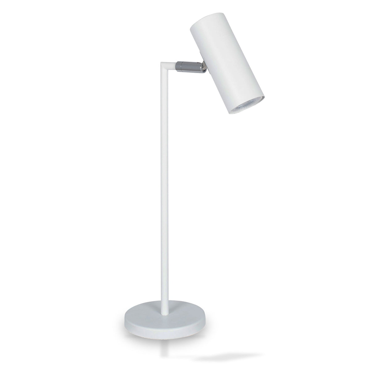 Arris White Adjustable Task Table Lamp from Roseland Furniture