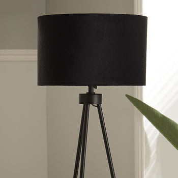 Houston Matt Metal Tripod Table Lamp