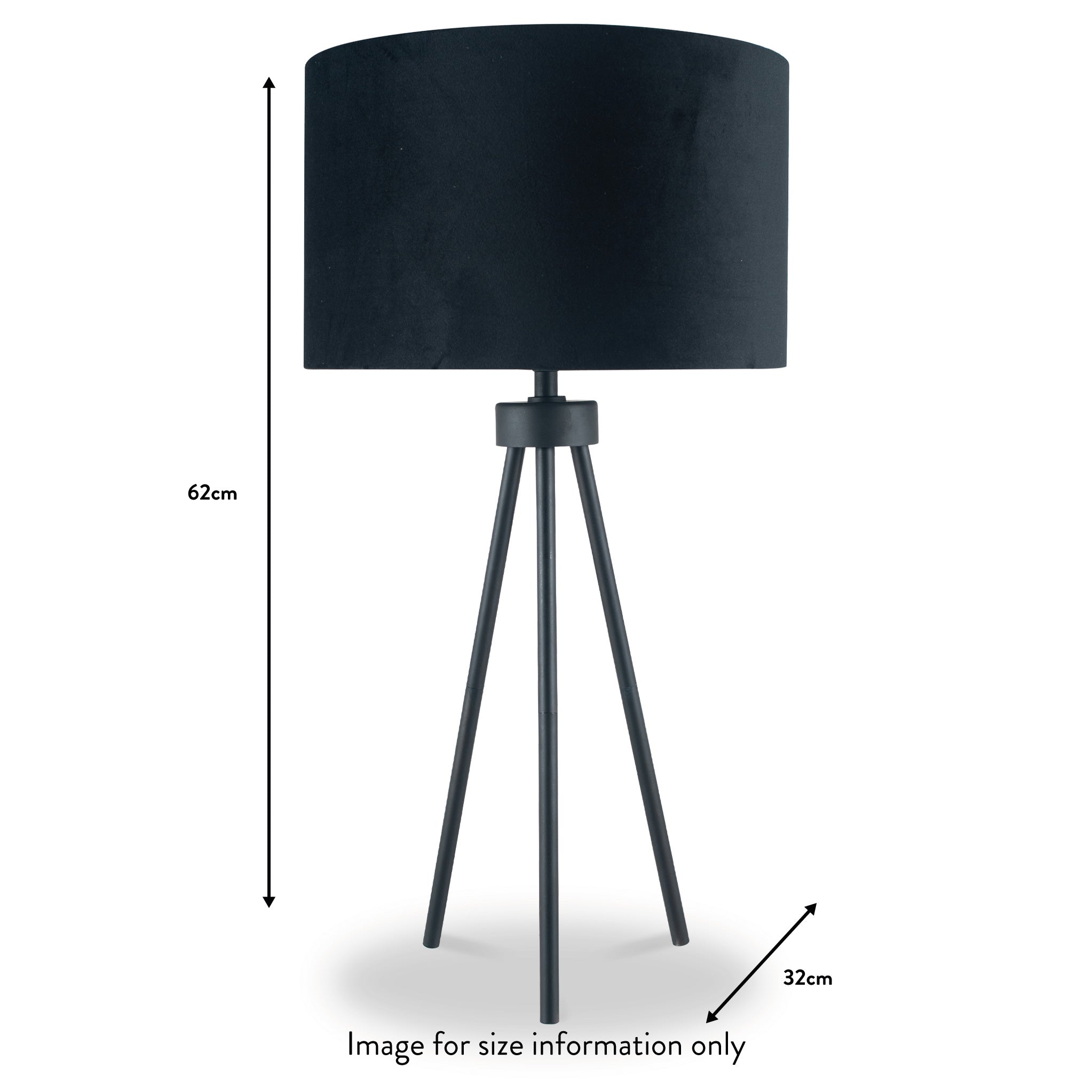 Tripod discount base lamp