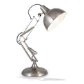 Alonzo Brushed Chrome Metal Task Desk Lamp