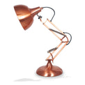 Alonzo Brushed Copper Metal Task Table Lamp